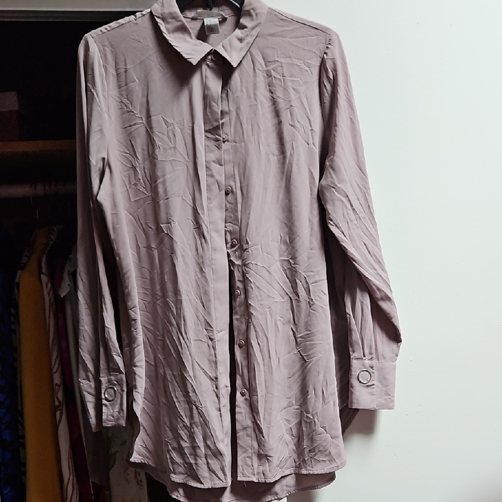 H&M Mauve Blouse